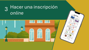 hacer una inscripción online