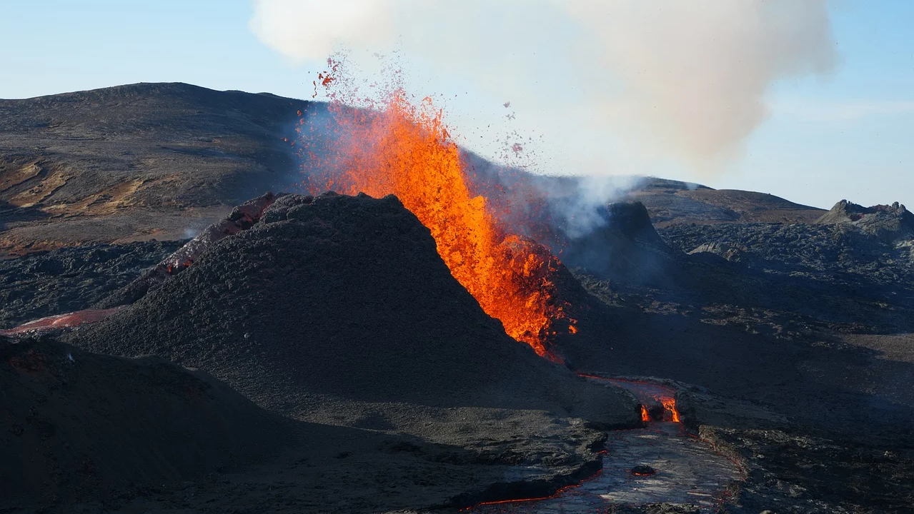 erupção vulcânica