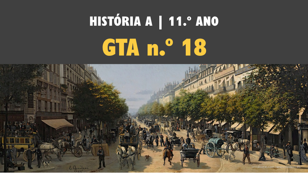 GTA 18 | T3 | ST1 | As transformações económicas na Europa e no Mundo