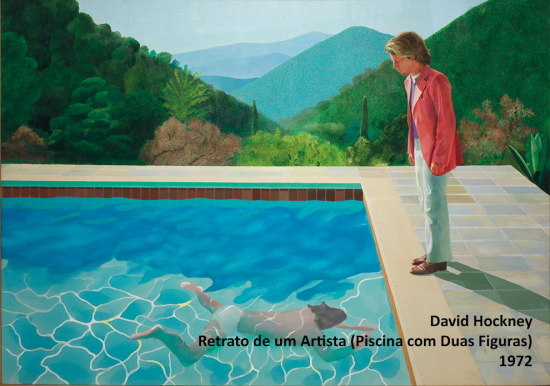 David Hockney__Retrato de um Artista (Piscina com Duas Figuras)1972