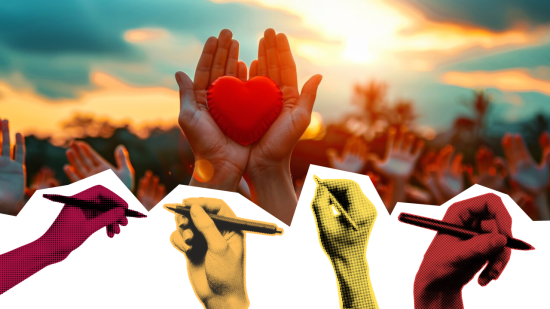 Imagem voluntariado escritura