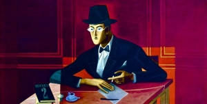 Almada Negreiros, Fernando Pessoa, pormenor, 1954, in flickr.com