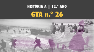 GTA 26 | T2 | ST2 | Nascimento e Afirmação de um Novo Quadro Geopolítico