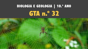GTA 32 | T3 | ST1 | Diversidade e organização biológica